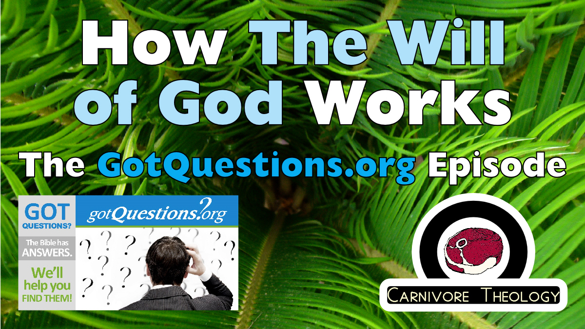 How the Will of God Works – The GotQuestions.org Episode (Carnivore Theology: Ep. 40)