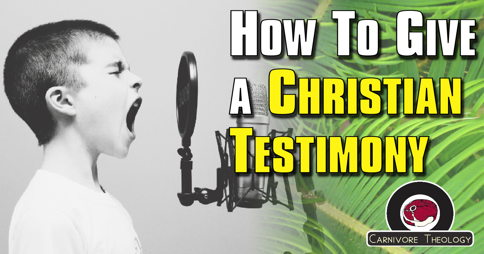 How to Give a Christian Testimony (Carnivore Theology – Ep. 74)