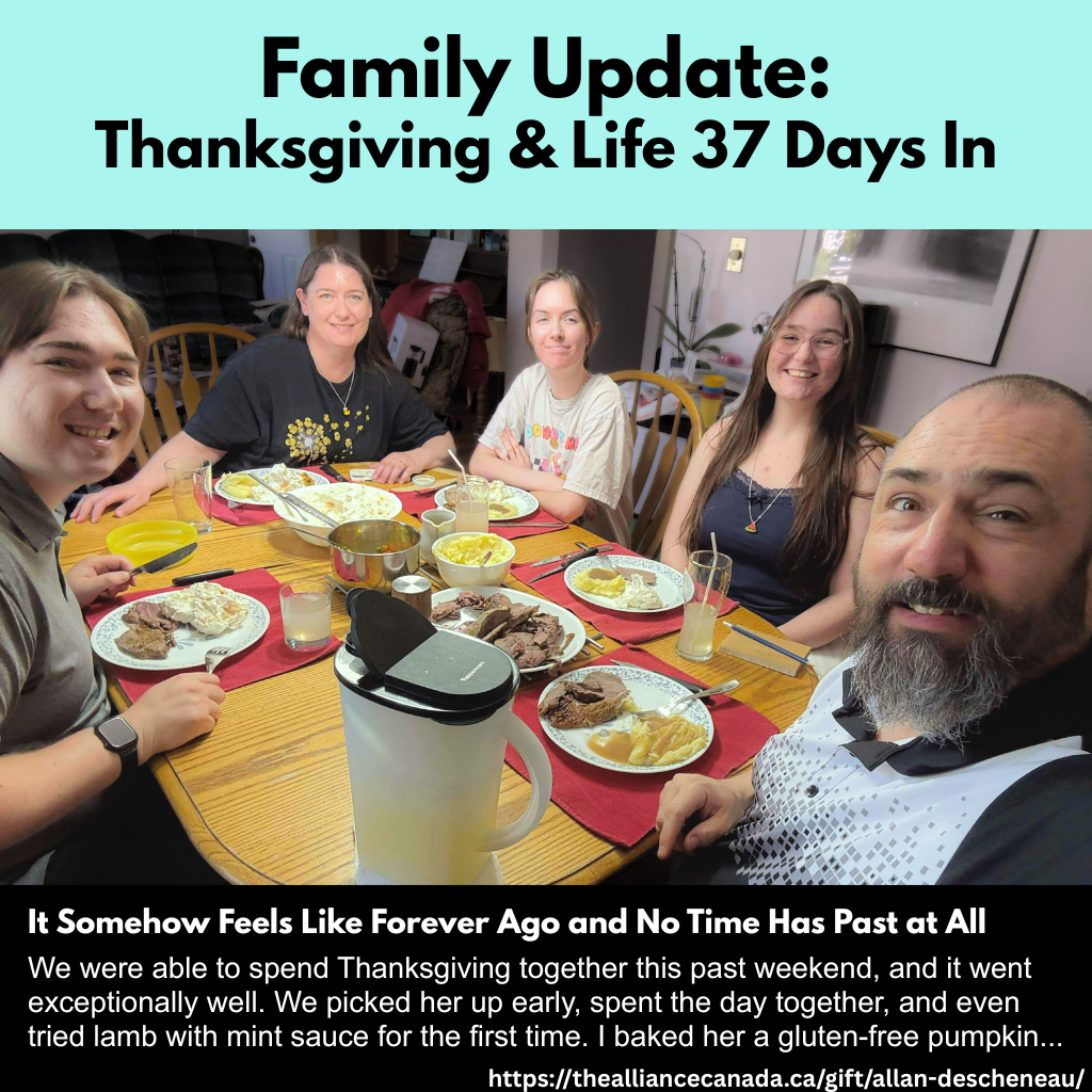 Family Update: Thanksgiving & Life 37 Days In